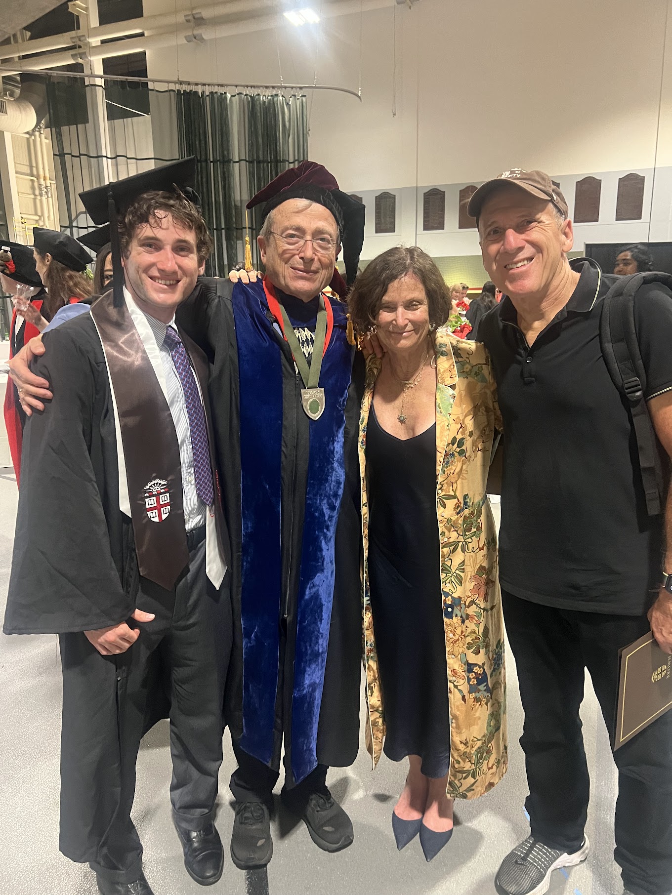 Andy with my parents at graduation